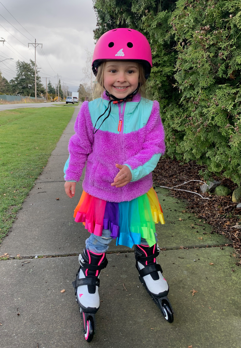 Enseñarle a mi hija de tres años cómo patinar línea fue fácil. - Rollerblade USA