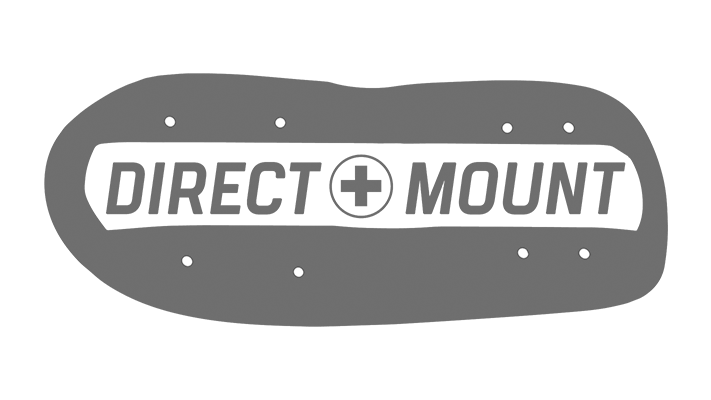 The direct-mount soul plate allows the frame to mount directly to the bottom of the boot shell, keeping the skater closer to the wheels for better balance.